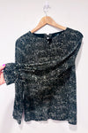 Blouse verte à motifs* seconde main - One Step- La Penderie du Paradis