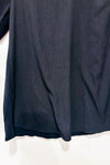Blouse noire avec manches froncées seconde main - Le Château- La Penderie du Paradis