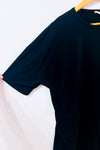 T-shirt noir oversized Smiley ''enjoy the little things'' seconde main - Romwe- La Penderie du Paradis