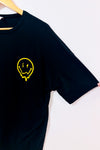 T-shirt noir oversized Smiley ''enjoy the little things'' seconde main - Romwe- La Penderie du Paradis