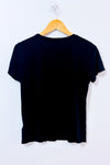 T-shirt noir avec serpent à billes seconde main - Guess- La Penderie du Paradis