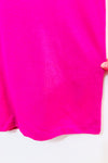T-shirt basique rose fuchsia côtelé seconde main - Tribal- La Penderie du Paradis