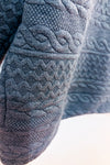 Chandail ample gris texturé seconde main - Dailystory- La Penderie du Paradis
