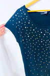 Tunique noire avec studs seconde main - Bedo- La Penderie du Paradis