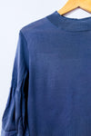 Chandail gris à manches bouffantes* seconde main - COS- La Penderie du Paradis