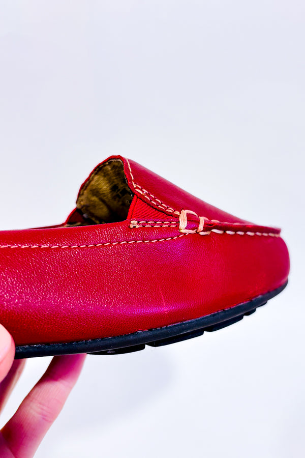 Chaussures Simmons rouges en cuir (7.5)-Naturalizer-La Penderie du Paradis 🕊