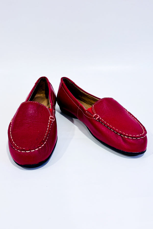 Chaussures Simmons rouges en cuir (7.5)-Naturalizer-La Penderie du Paradis 🕊