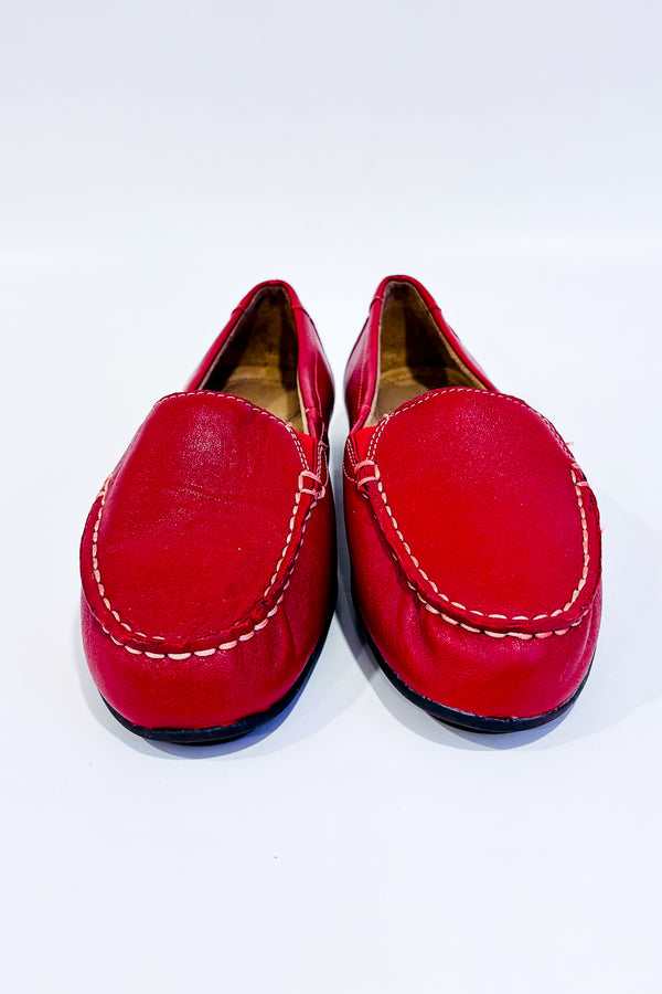 Chaussures Simmons rouges en cuir (7.5)-Naturalizer-La Penderie du Paradis 🕊