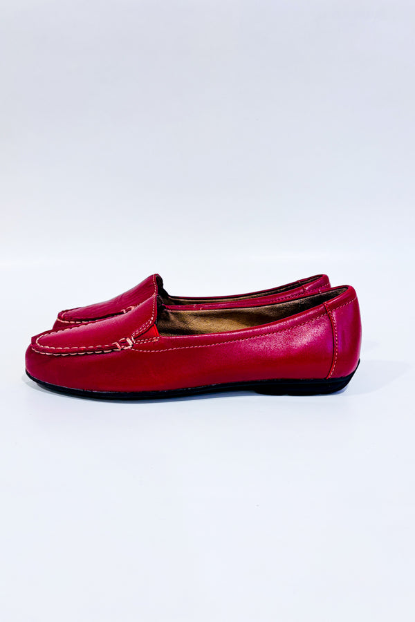 Chaussures Simmons rouges en cuir (7.5)-Naturalizer-La Penderie du Paradis 🕊