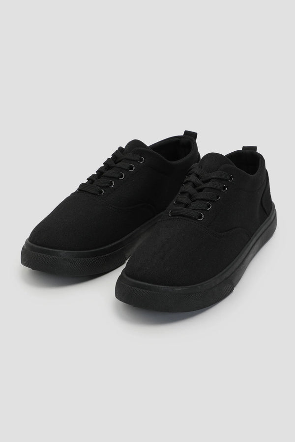 Chaussures noires en toile (7)-Ardene-La Penderie du Paradis 🕊