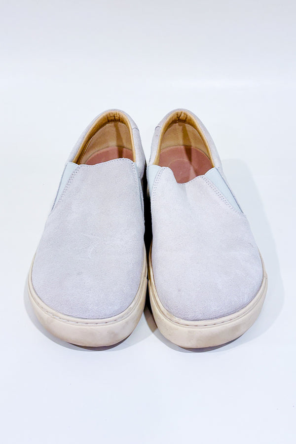 Chaussures slip-on Oswego beiges en suède* seconde main - Birkenstock- La Penderie du Paradis