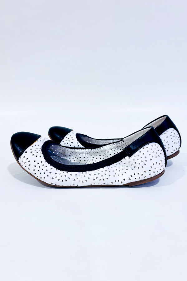Chaussures ballerine blanches et noires (7)-Dexflex by Dexter-La Penderie du Paradis 🕊