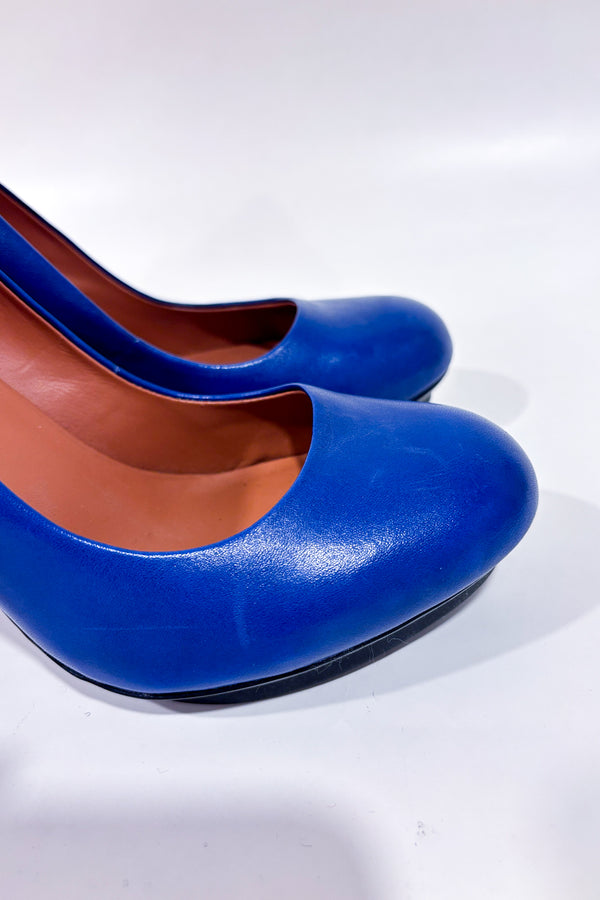 Chaussures bleues avec talon rose (6.5)-United Nude-La Penderie du Paradis 🕊