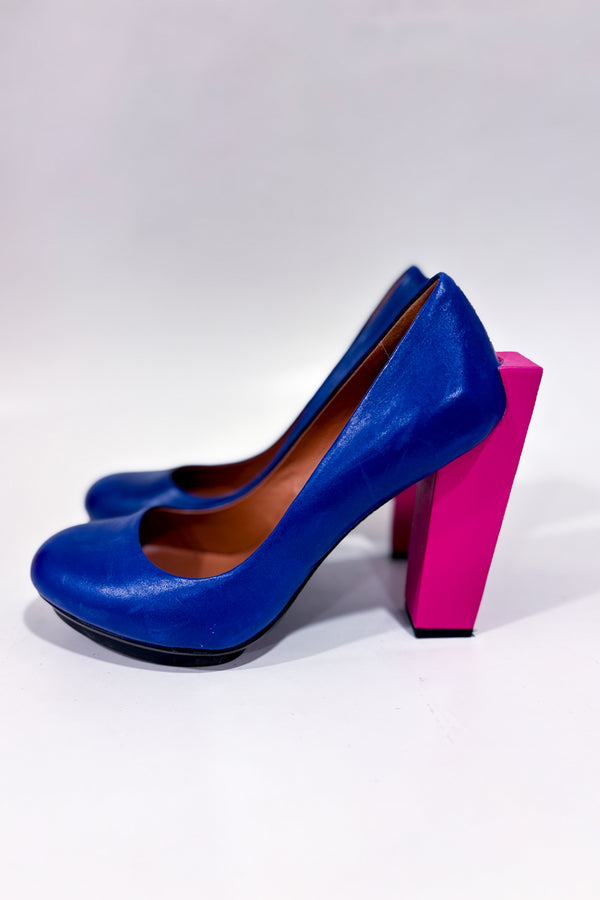 Chaussures bleues avec talon rose (6.5)-United Nude-La Penderie du Paradis 🕊
