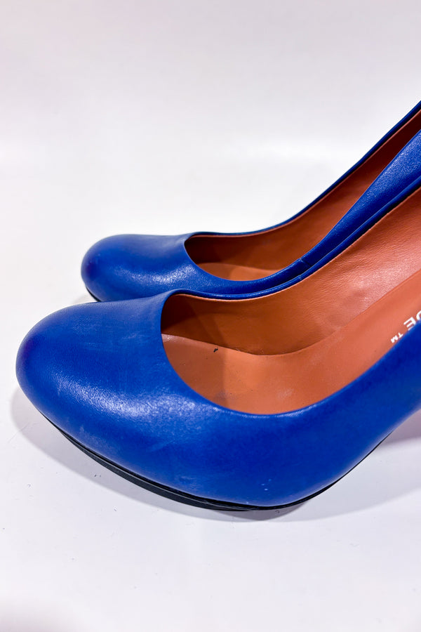 Chaussures bleues avec talon rose (6.5)-United Nude-La Penderie du Paradis 🕊