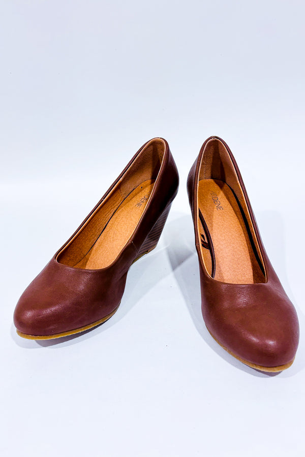 Chaussures brunes talon compensé (8)-Ardene-La Penderie du Paradis 🕊