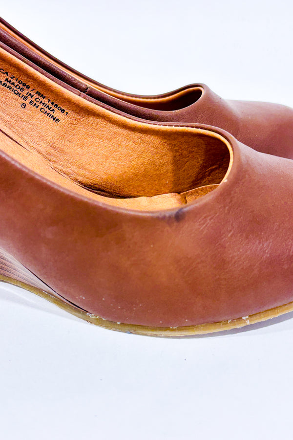 Chaussures brunes talon compensé (8)-Ardene-La Penderie du Paradis 🕊