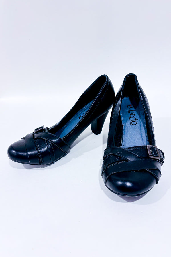 Chaussures noires (7.5)-Alberto-La Penderie du Paradis 🕊