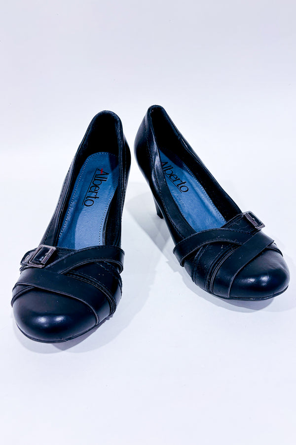 Chaussures noires (7.5)-Alberto-La Penderie du Paradis 🕊