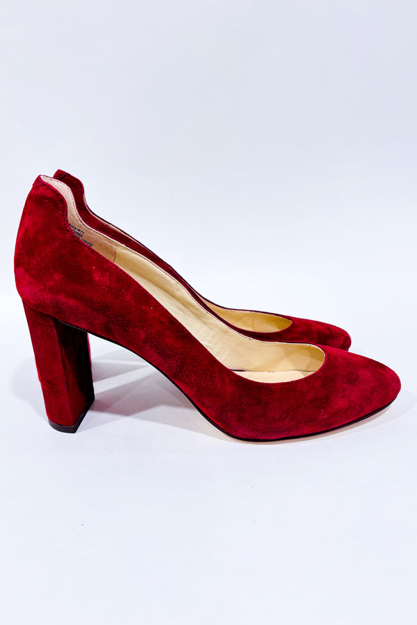 Chaussures rouge vin en suède (9)-Nine West-La Penderie du Paradis 🕊