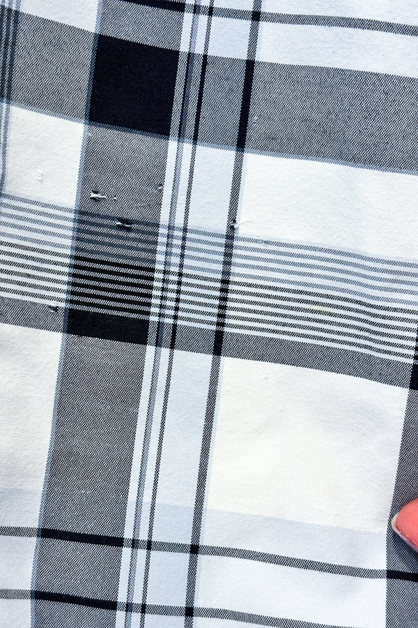 Chemise blanche et grise à carreaux Omni-Shade (xl) - Homme seconde main Columbia