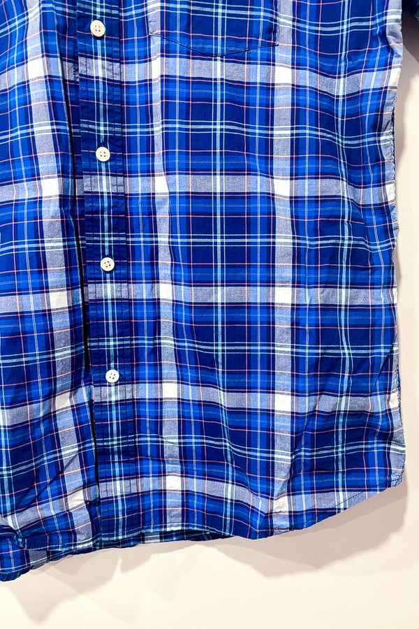 Chemise bleue à carreaux (m) - Homme seconde main Tommy Hilfiger
