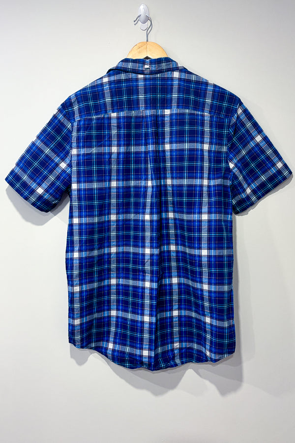 Chemise bleue à carreaux (m) - Homme seconde main Tommy Hilfiger