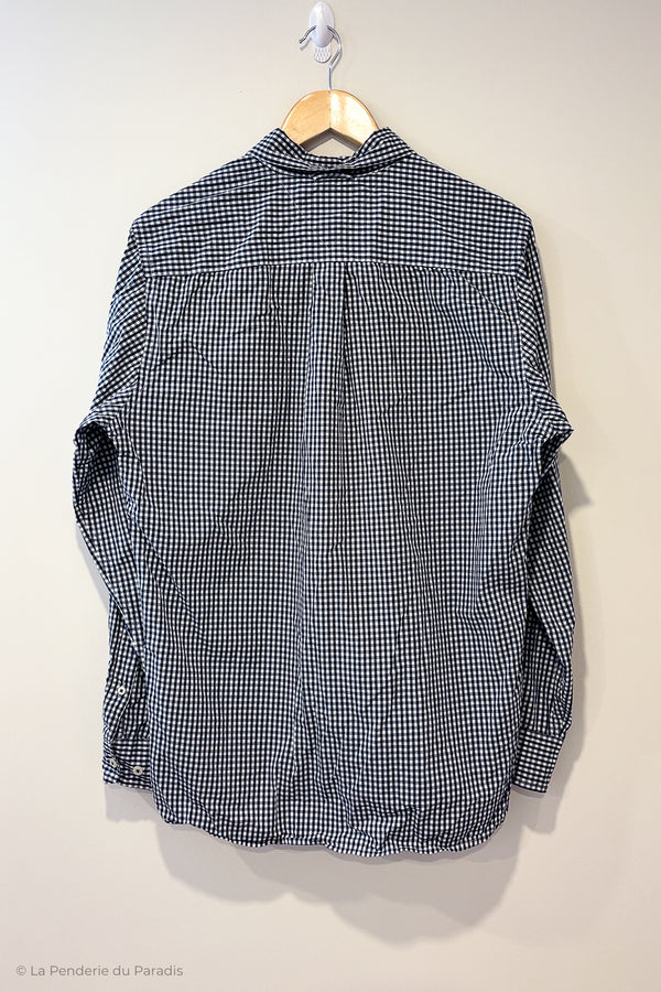 Chemise bleue à carreaux (s) - Homme seconde main Tommy Hilfiger