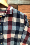 Chemise bleue et rouge à carreaux en flanelle (xxl) seconde main Simons