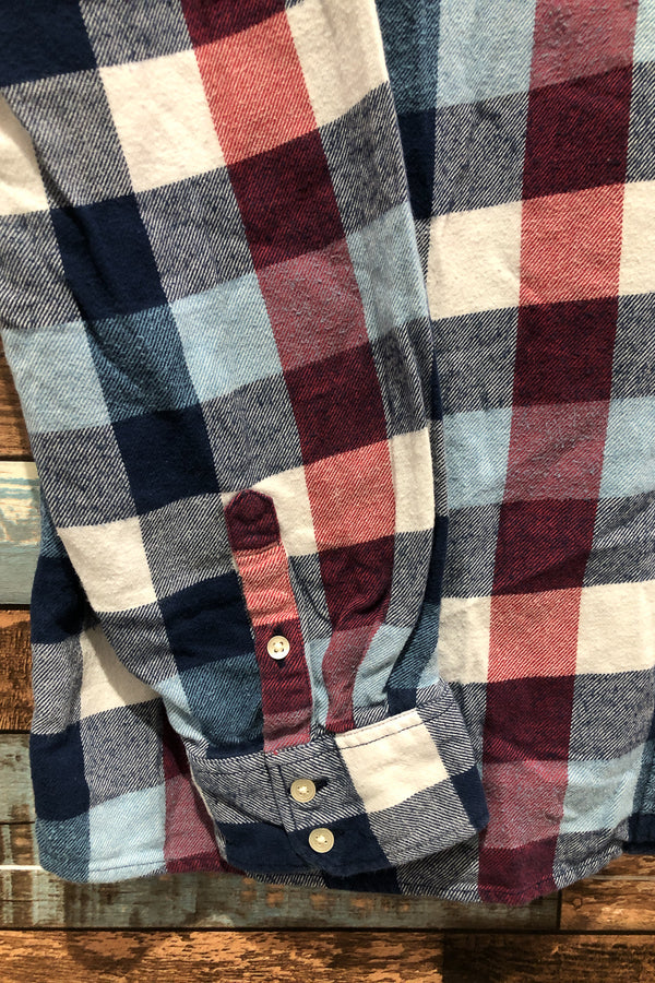 Chemise bleue et rouge à carreaux en flanelle (xxl) seconde main Simons
