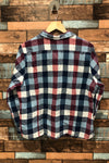 Chemise bleue et rouge à carreaux en flanelle (xxl) seconde main Simons