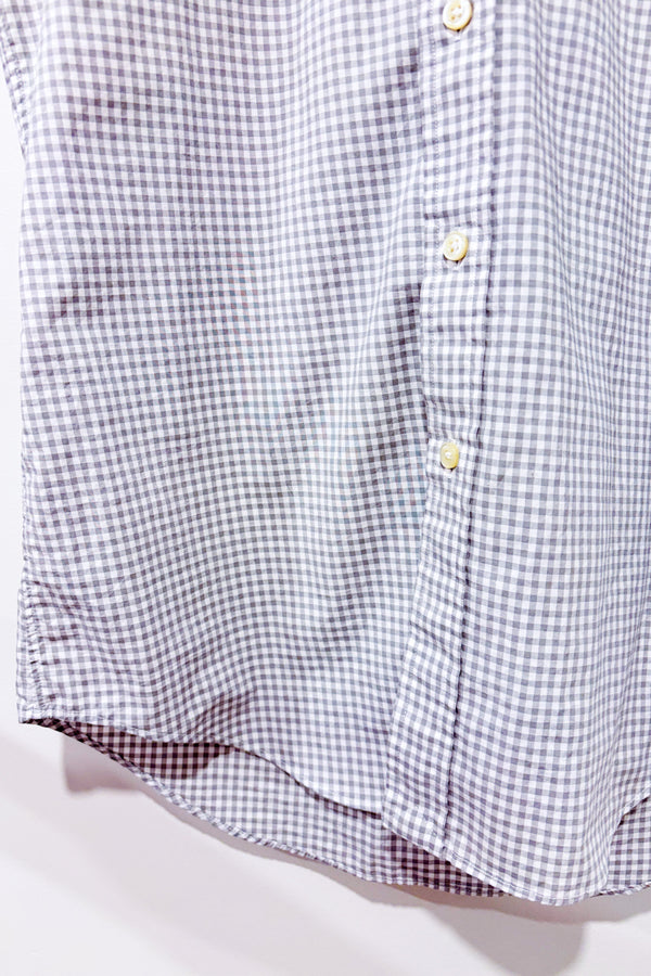 Chemise grise à carreaux slim fit (m) - Homme-Ralph Lauren-La Penderie du Paradis 🕊