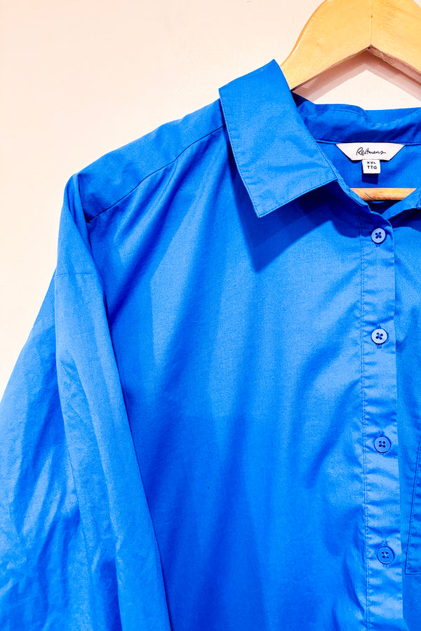 Chemise indigo (xxl)-Reitmans-La Penderie du Paradis 🕊