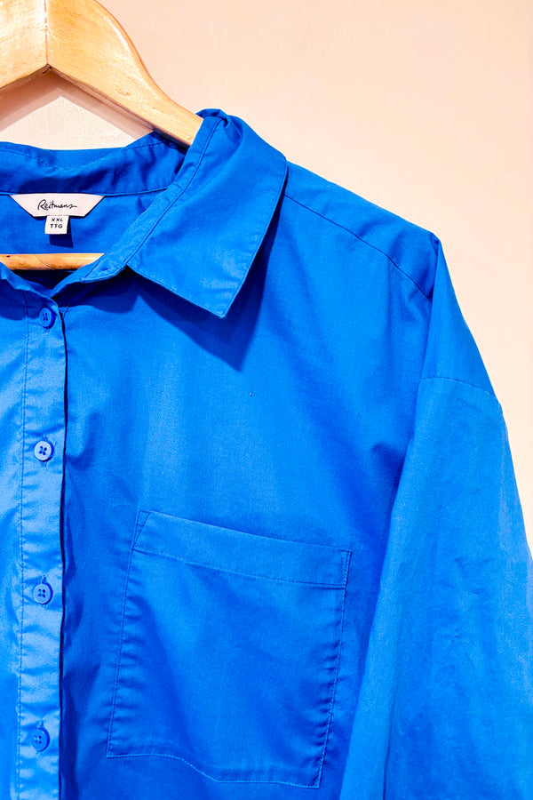 Chemise indigo (xxl)-Reitmans-La Penderie du Paradis 🕊