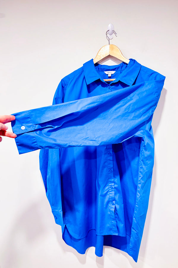 Chemise indigo (xxl)-Reitmans-La Penderie du Paradis 🕊