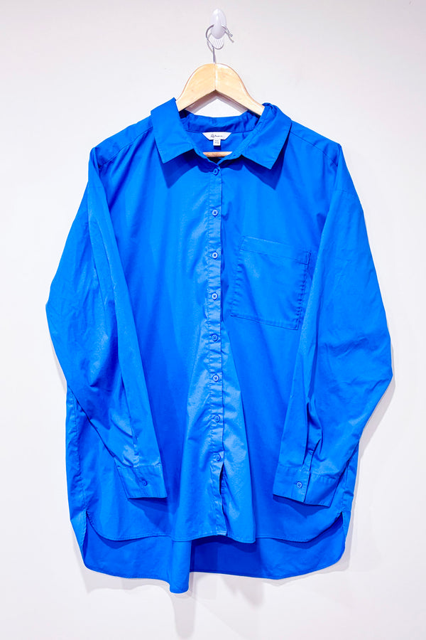 Chemise indigo (xxl)-Reitmans-La Penderie du Paradis 🕊