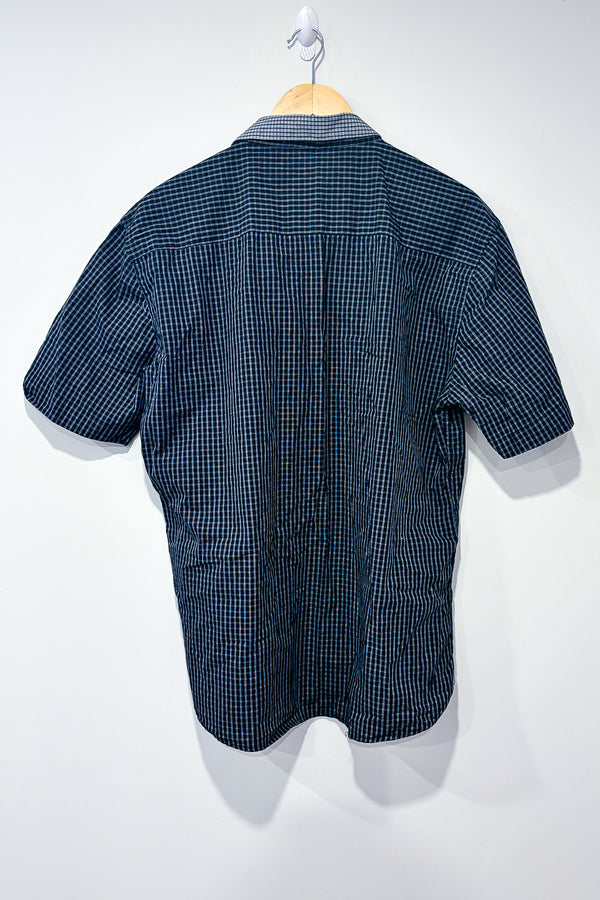 Chemise marine à carreaux (l) - Homme seconde main Autres