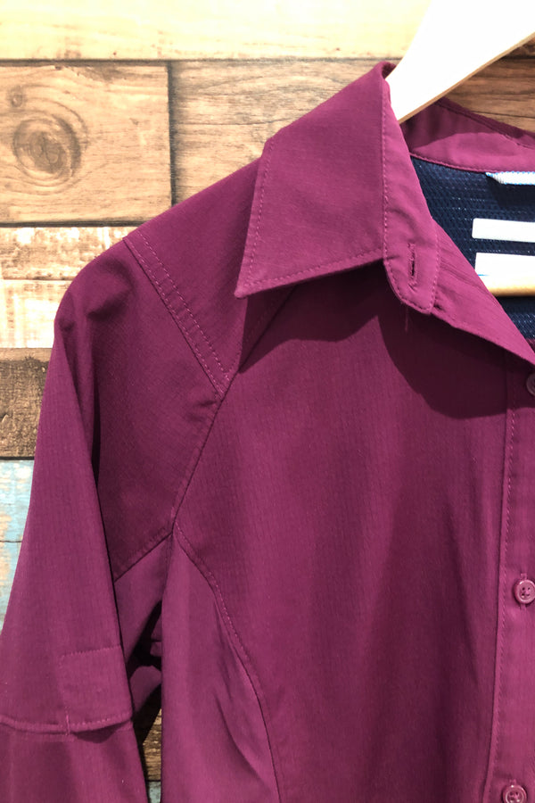 Chemise prune Omni-Shade (m) seconde main Columbia