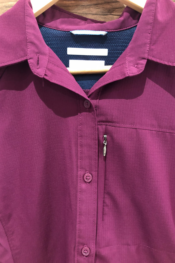 Chemise prune Omni-Shade (m) seconde main Columbia