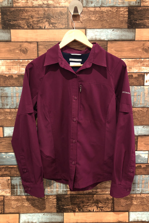 Chemise prune Omni-Shade (m) seconde main Columbia