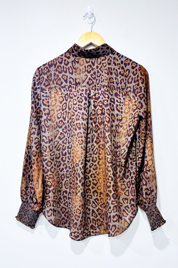 Chemise verte motif lĂ©opard (s)-Melanie Lyne-La Penderie du Paradis đ