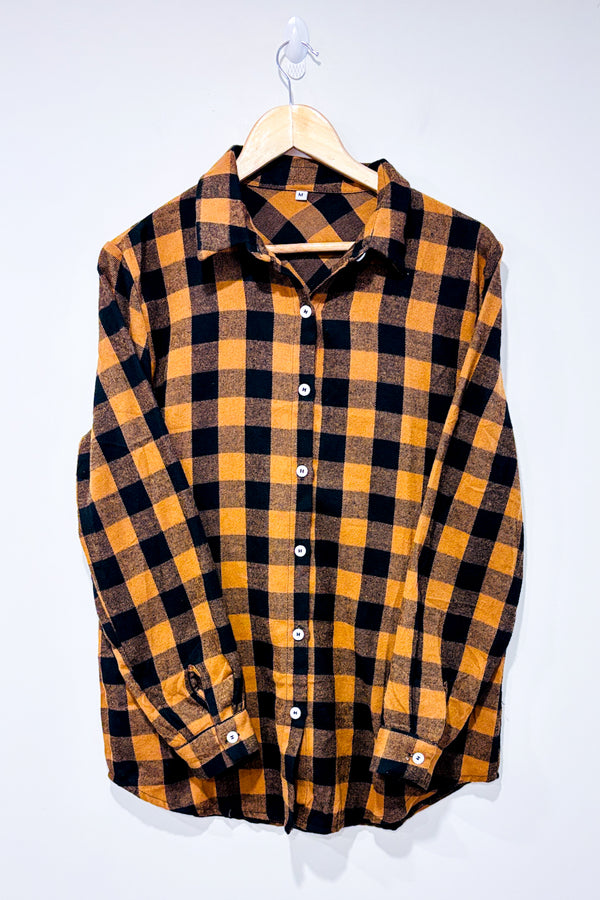 Chemise brune et noire à carreaux (m)-Autres-La Penderie du Paradis 🕊