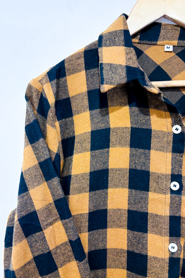 Chemise brune et noire à carreaux (m)-Autres-La Penderie du Paradis 🕊