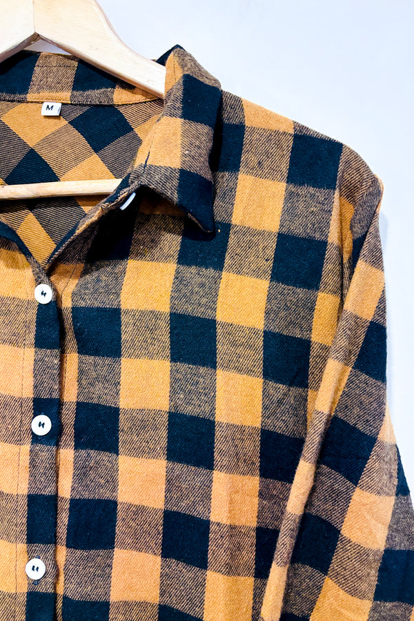 Chemise brune et noire à carreaux (m)-Autres-La Penderie du Paradis 🕊