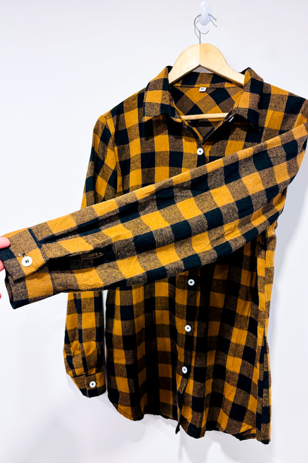 Chemise brune et noire à carreaux (m)-Autres-La Penderie du Paradis 🕊