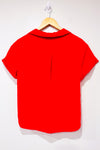 YY_Chemise rouge à nouer (m)-H by Halston-La Penderie du Paradis 🕊