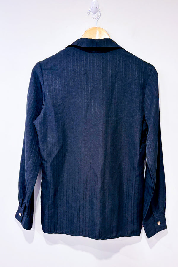 Chemise noire à rayures (m)-Autres-La Penderie du Paradis 🕊