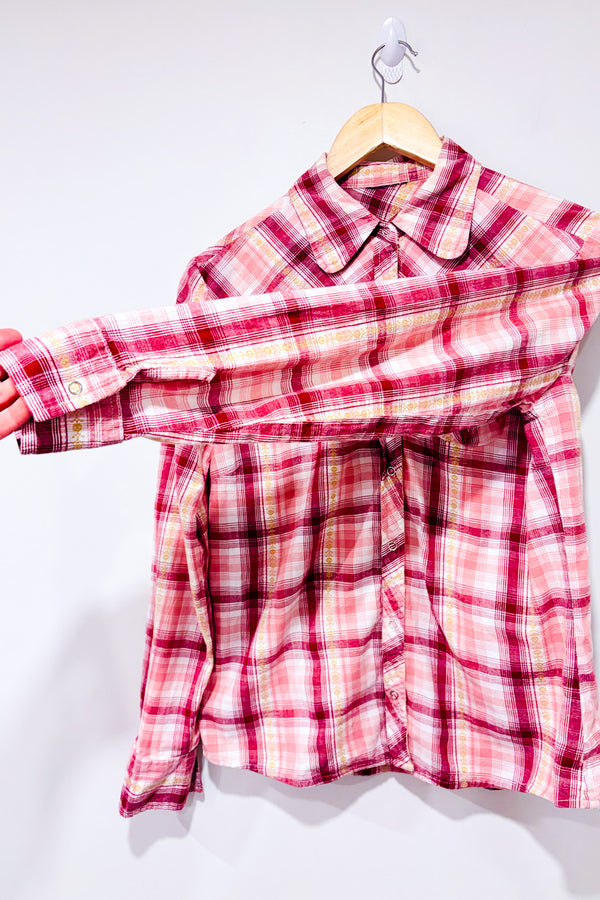 Chemise vintage rouge à carreaux (m)-Autres-La Penderie du Paradis 🕊