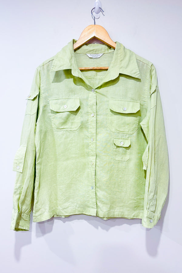 Chemise vert lime (l)-Proportion Petite / Conrad C-La Penderie du Paradis 🕊