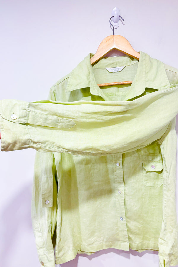 Chemise vert lime (l)-Proportion Petite / Conrad C-La Penderie du Paradis 🕊